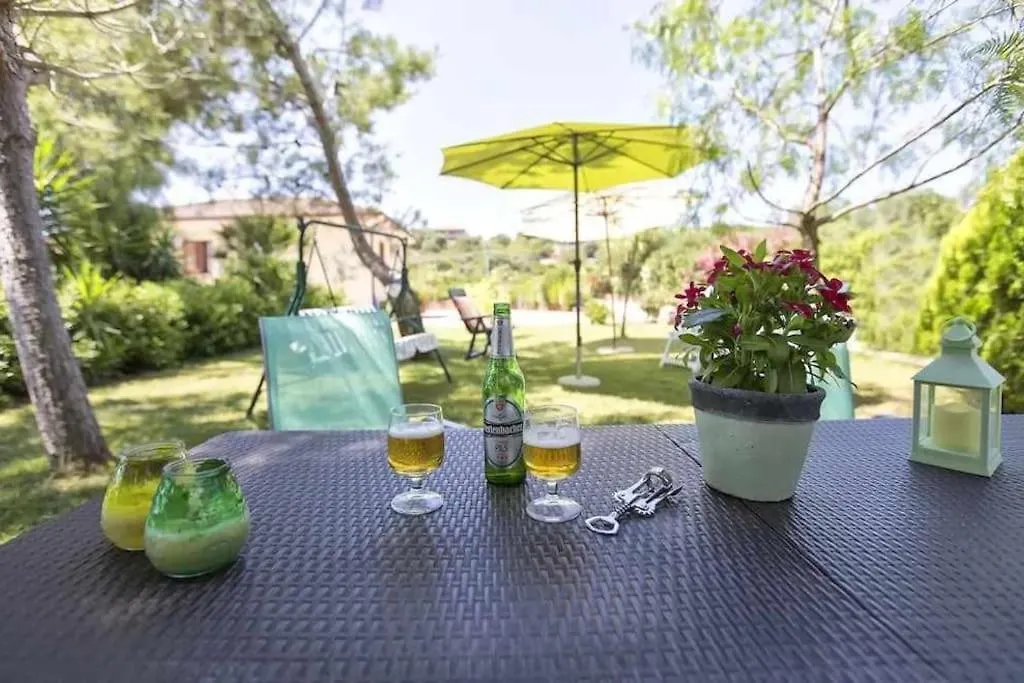 Alghero Villa Mistral Per 7 Persone Terrazza Bbq Ac Wifi 0*,